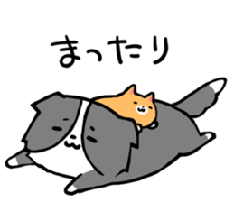 Daily life of dogs and cats sticker #8762519