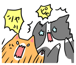 Daily life of dogs and cats sticker #8762525