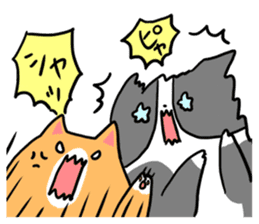 Daily life of dogs and cats sticker #8762525
