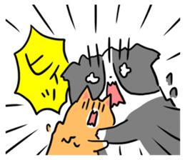 Daily life of dogs and cats sticker #8762530