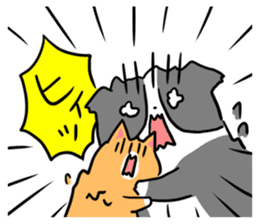 Daily life of dogs and cats sticker #8762530