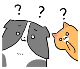 Daily life of dogs and cats sticker #8762534