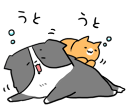 Daily life of dogs and cats sticker #8762536