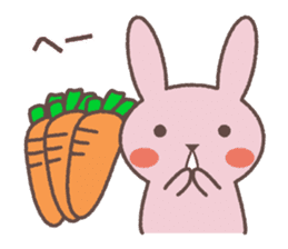 Taro who loves a carrot sticker #8762614
