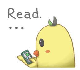 Chubby Quill Chicken and His Friend 2 sticker #8762802