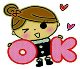 It shines, girl 1 sticker #8762818