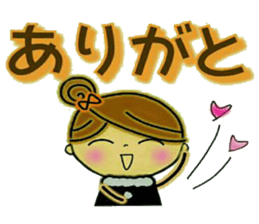 It shines, girl 1 sticker #8762819