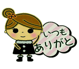 It shines, girl 1 sticker #8762820