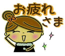 It shines, girl 1 sticker #8762833