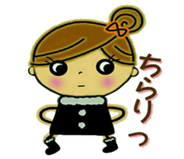 It shines, girl 1 sticker #8762837