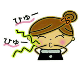 It shines, girl 1 sticker #8762851