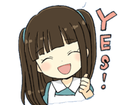 animal&girl sticker sticker #8762921