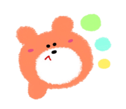 Colorful Teddy bear sticker #8763060