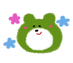 Colorful Teddy bear sticker #8763063