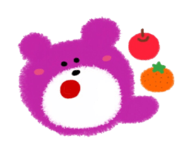 Colorful Teddy bear sticker #8763073