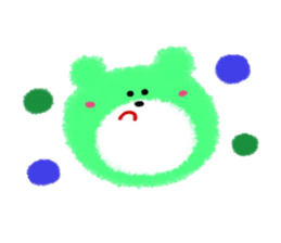 Colorful Teddy bear sticker #8763078