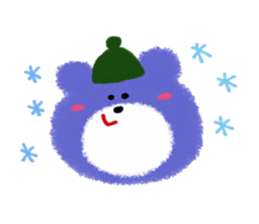 Colorful Teddy bear sticker #8763085