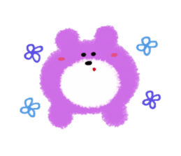 Colorful Teddy bear sticker #8763092