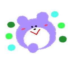 Colorful Teddy bear sticker #8763095