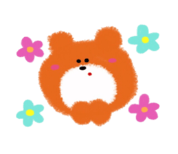 Colorful Teddy bear sticker #8763096