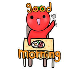 Picocyan work hard tomatoes sticker #8763379