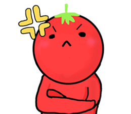 Picocyan work hard tomatoes sticker #8763381