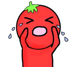 Picocyan work hard tomatoes sticker #8763382