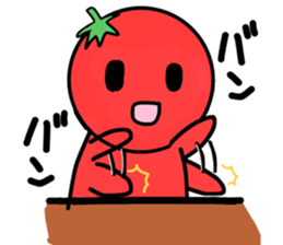 Picocyan work hard tomatoes sticker #8763404