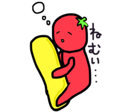 Picocyan work hard tomatoes sticker #8763406