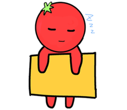 Picocyan work hard tomatoes sticker #8763410