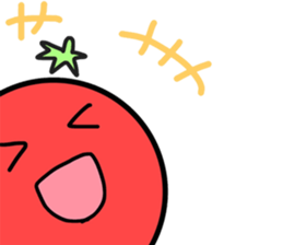 Picocyan work hard tomatoes sticker #8763413