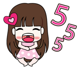 Girl in love. sticker #8763772