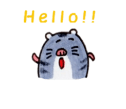 Heartwarming Djungarian hamster sticker #8764144