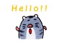 Heartwarming Djungarian hamster sticker #8764144