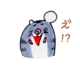 Heartwarming Djungarian hamster sticker #8764162