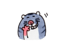 Heartwarming Djungarian hamster sticker #8764168