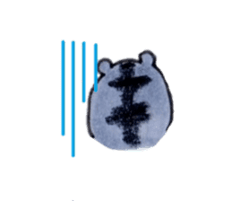 Heartwarming Djungarian hamster sticker #8764170