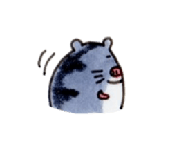 Heartwarming Djungarian hamster sticker #8764173