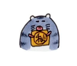 Heartwarming Djungarian hamster sticker #8764177