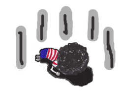 Daily life of Afuro sticker #8764664