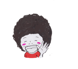 Daily life of Afuro sticker #8764665