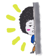 Daily life of Afuro sticker #8764668