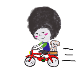 Daily life of Afuro sticker #8764672