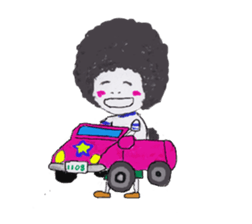 Daily life of Afuro sticker #8764674