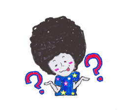 Daily life of Afuro sticker #8764677