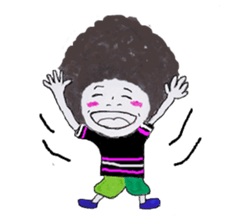 Daily life of Afuro sticker #8764686