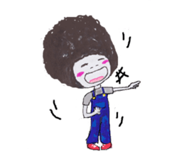 Daily life of Afuro sticker #8764687