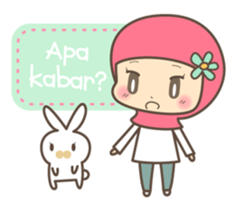 Indonesian MOMO and Bunny sticker #8764740