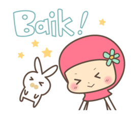 Indonesian MOMO and Bunny sticker #8764741