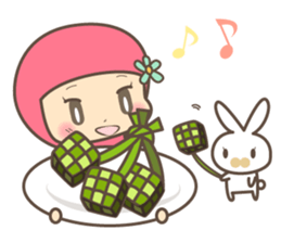 Indonesian MOMO and Bunny sticker #8764746